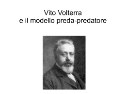 equazioni di Volterra-Lotka per il sistema preda-predatore