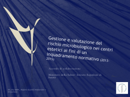 Qualit&agrave; delle acque industriali utilizzate nel settore dei dispositivi