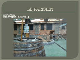 Presentazione sulla visita guidata al museo contadino" Le parisien"