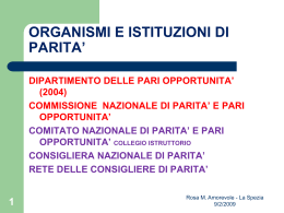 Diapositiva 1 - Comune di La Spezia