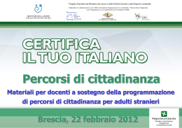 Slide di power point - Educazioneadulti Brescia