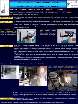 aspetti tecnici dell`approccio laterale nelle breast biopsy