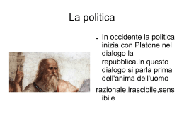La politica oggi - Università degli Studi di Urbino