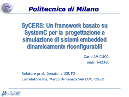 SyCERS: Un framework basato su SystemC per la