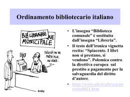 Ordinamento bibliotecario italiano