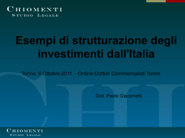 La fiscalit&agrave; degli investimenti in Cina