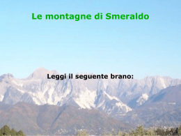 Le montagne di Smeraldo