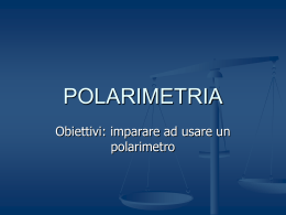 Presentazione prof Murano, Polarimetria, 261 kb