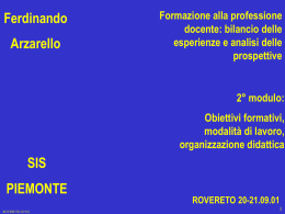 scienze dell`educazione