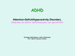 ADHD - Inizio