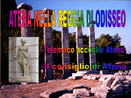 Atena nella reggia di Odisseo