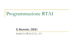 Programmazione RTAI