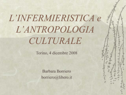 l`antropologia culturale