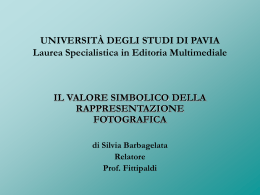 BARBAGELATA - Cim - Università degli studi di Pavia