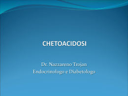 chetosi acidosi - Diabetici San vito