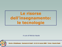 Venaria - Siti web cooperativi per le scuole