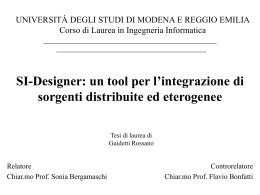 - DBGroup - Università degli studi di Modena e Reggio