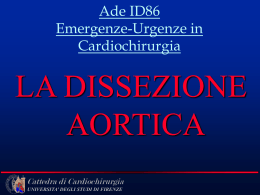 DISSEZIONE AORTICA - Fondazione Italiana per lo Studio del Fegato