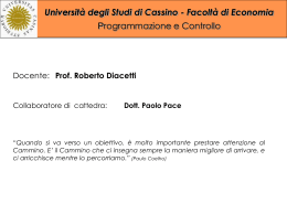 strategia - Universit&agrave; degli Studi di Cassino