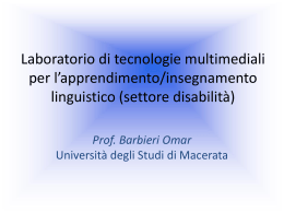 Lezione n. 1 - alfabetico dei docenti 2009 - 2013