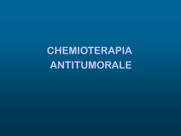 Introduzione ai farmaci antitumorali