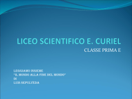 Liceo scientifico E. Curiel - Per uno sviluppo sostenibile