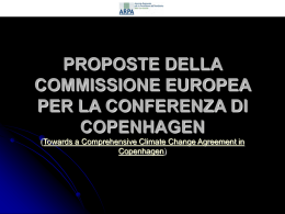 Proposte della Commissione Europea per la conferenza ONU sui
