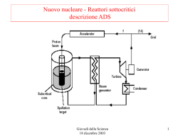 Nuovo nucleare Reattori sottocritici