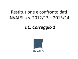 Restituzione e confronto dati INVALSI_2012-2013_2013