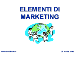 IL COMPORTAMENTO DEL CONSUMATORE/TURISTA la