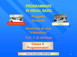 una videoteca archiviata con visual basic