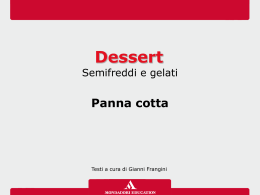 Panna cotta - Mondadori Education