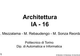 80x86ARCH - Politecnico di Torino