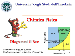 Diagrammi di Fase - Università degli Studi dell`Insubria
