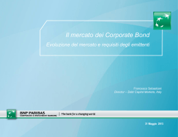 Slide 1 - Consorzio Camerale per il Credito e la Finanza