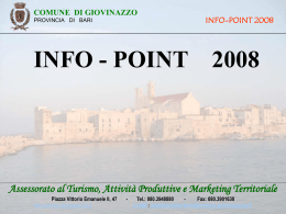 info-point 2008 inaugurazione 29 luglio piazza vittorio emanuele ii