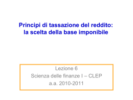 SF - Lezione 6 Princ.. - Università di Bologna