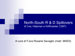 North-South R & D Spillovers