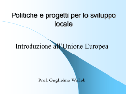 Il processo di integrazione europea