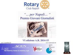 Premiazione - Rotary Club Napoli