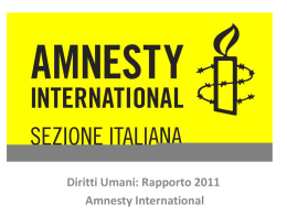 rapporto 2011 AMnesty International