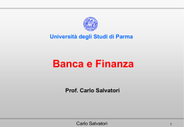 Il corso - Universit&agrave; degli Studi di Parma