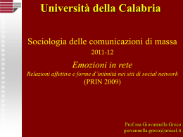 Universit&agrave; della Calabria