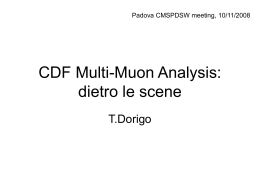 CDFMulti-MuonAnalysis