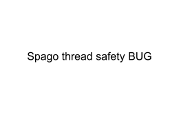 Spago Thread Bug