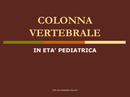 SCOLIOSI - PediatriaMuccioli