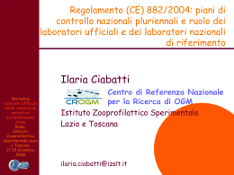 il nilo - Istituto Zooprofilattico Sperimentale del Lazio e della