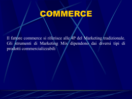 E-commerce differenziato