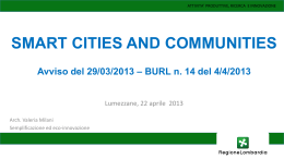 Smart Cities and Communities - Patto di Sistema per la Valtrompia
