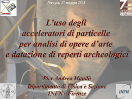 Perugia Conference - LABEC - Laboratorio di Tecniche Nucleari per
